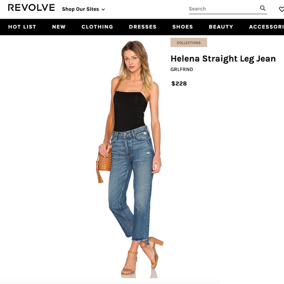 GRLFRND Denim - NEW GRLFRND Helena Straight Leg Jean Blue Size 27